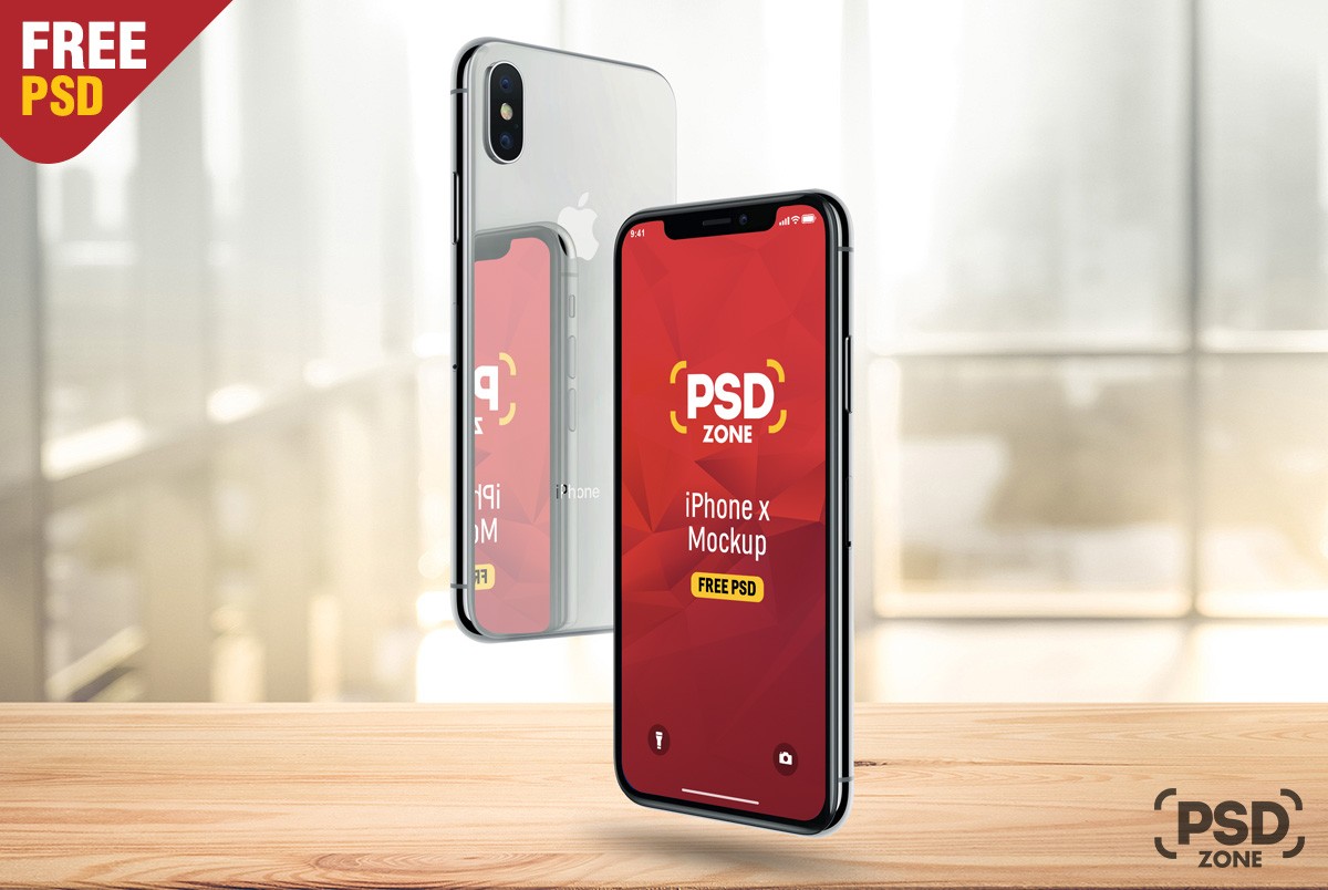 Download Free Apple iPhone X Mockup - Download PSD