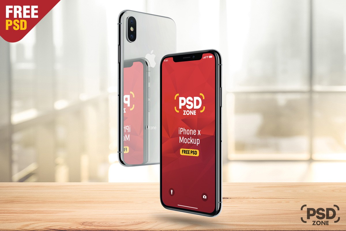 Free Apple iPhone X Mockup - Download PSD