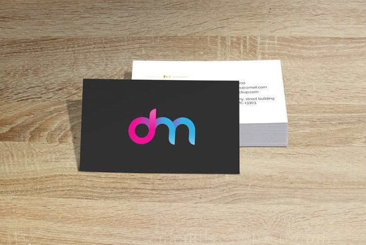Free Business Card Mockup Template