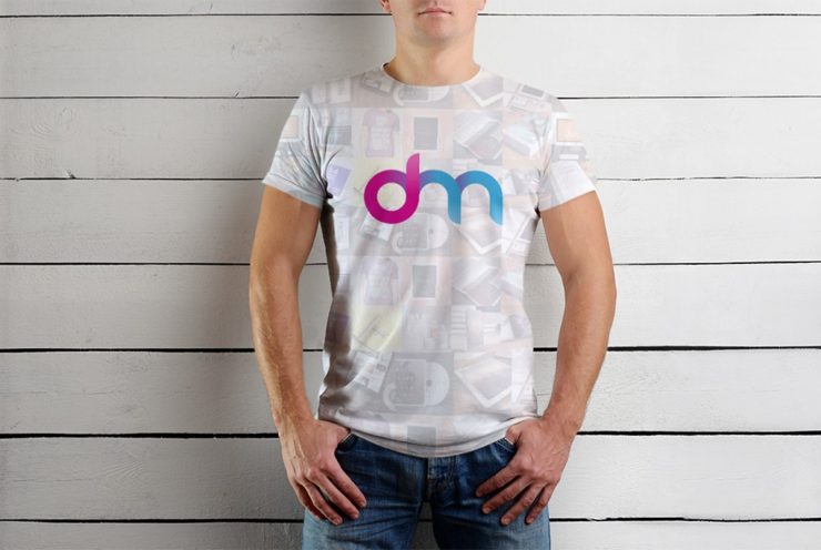 Male T-Shirt Mockup PSD