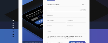 User Registration Form Template PSD