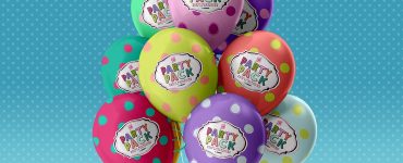 Balloon Mockup Free PSD