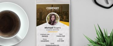 Corporate Identity Card Design Template PSD