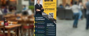 Corporate Roll Up Banner Design Template PSD