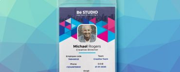 Creative Office ID Card Free PSD