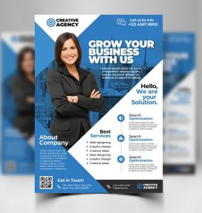 Free Business Flyer PSD Template