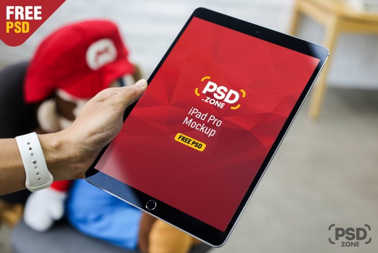 Free iPad Pro Mockup PSD – Download PSD