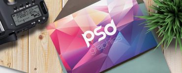 Greeting Card Mockup Template PSD