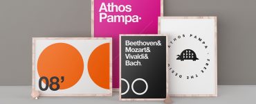 Poster Frames Mockup PSD