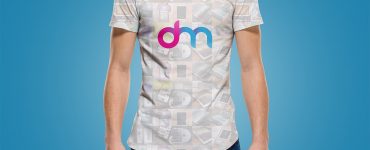 Rounded Neck T-Shirt Mockup Free PSD