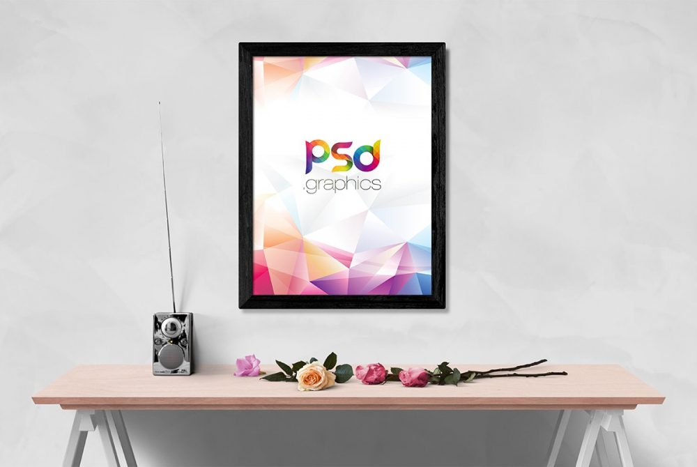 Download Wall Photo Frame Mockup PSD - Download PSD