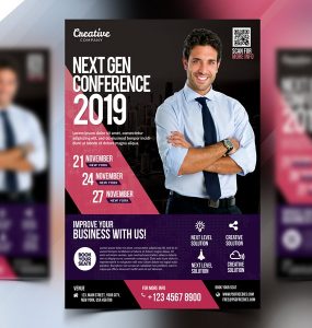 Free Business Event Flyer PSD
