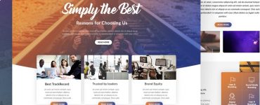 Free Creative Agency Website PSD Template