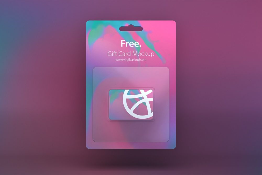 Download Free Gift Card Mockup PSD - Download PSD