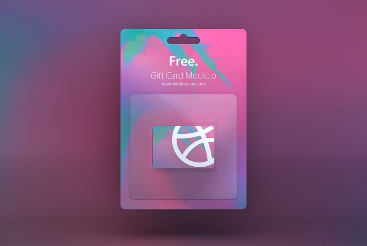 Download Free Gift Card Mockup PSD - Download PSD