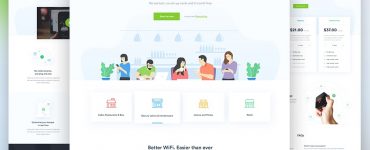 Minimalist Business Website Templates PSD