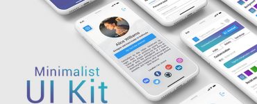 Minimalist UI Kit Free PSD