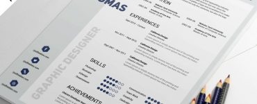 Clean Resume Template PSD