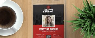 Employee Identity Card Template PSD