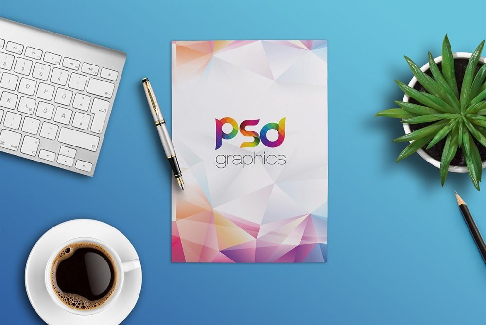 Download Free A4 Paper Mockup PSD - Download PSD
