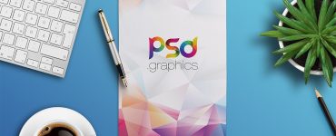 Free A4 Paper Mockup PSD