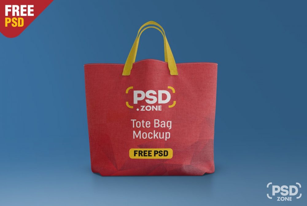 Download Free Canvas Tote Bag Mockup PSD - Download PSD