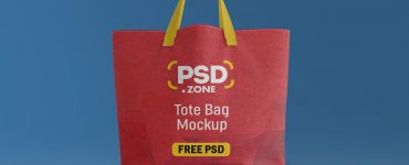 Free Canvas Tote Bag Mockup PSD