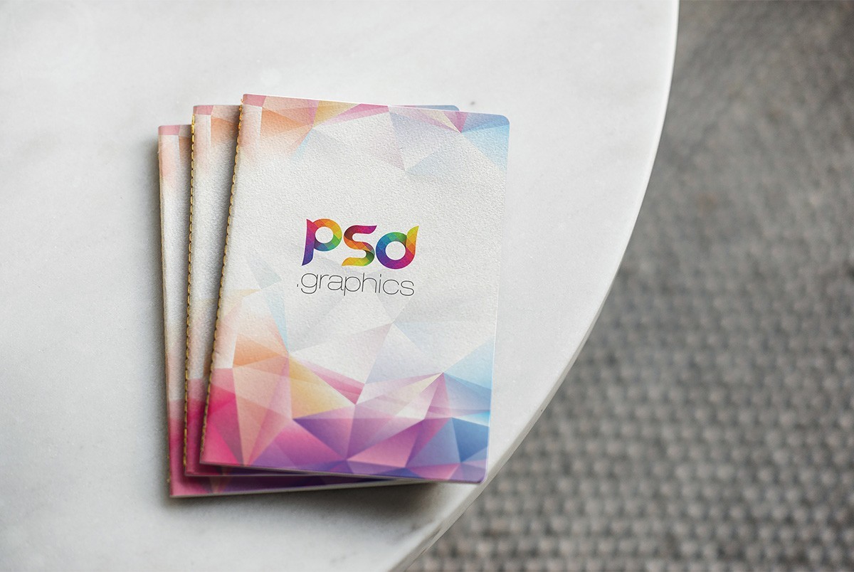 Download Free Notebook Cover Mockup PSD - Download PSD