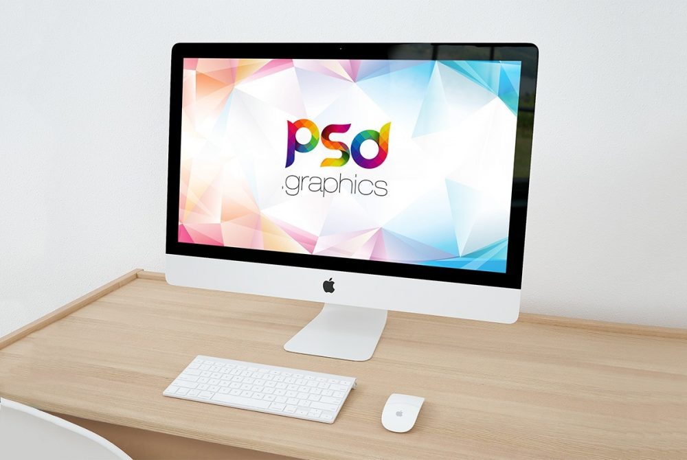 Free iMac PSD Mockup Download PSD