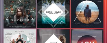 Instagram Post Template Free PSD