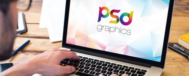 Man Working on Macbook Pro Mockup