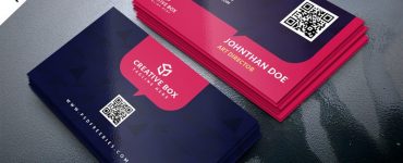 Multicolor Business Card Template PSD