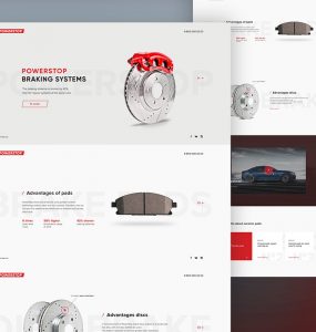 Product Website Landing Page Template PSD