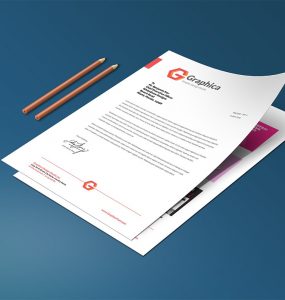 Resume and Cover Letter Mockup Template PSD