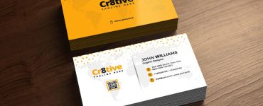 Simple Business Card Design Template PSD