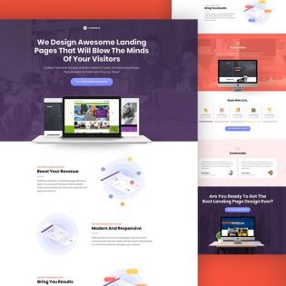 Web Design Company Website Template