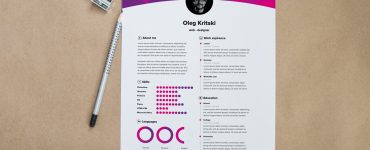 Web Designer Resume Template PSD