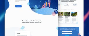 Adventure Website Template Free PSD