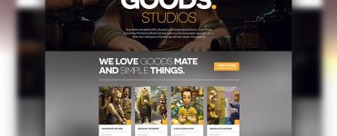 Animation Studio Website Template PSD