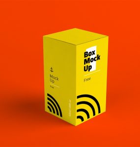 Free Paper Box Mockup PSD