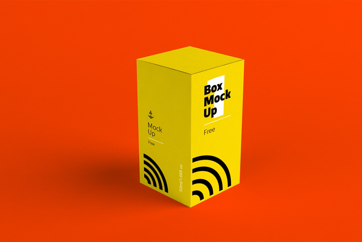 Free Paper Box Mockup PSD - Download PSD