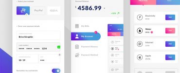 Bill Pay Mobile App UI PSD