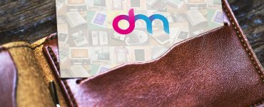 Business Card in Wallet Mockup