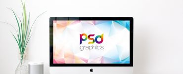 Clean iMac on Desk Mockup