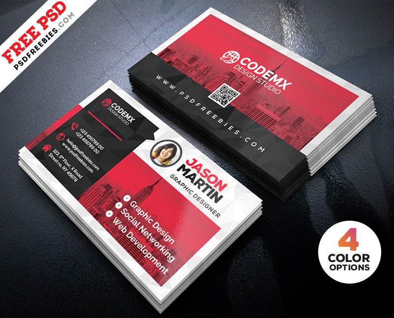 Creative Studio Business Card Template - Download PSD