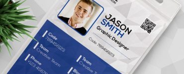 Office Identity Card Design Template