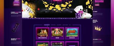 Online Casino & Gambling Website Template PSD