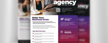 Creative Agency Flyer PSD Template