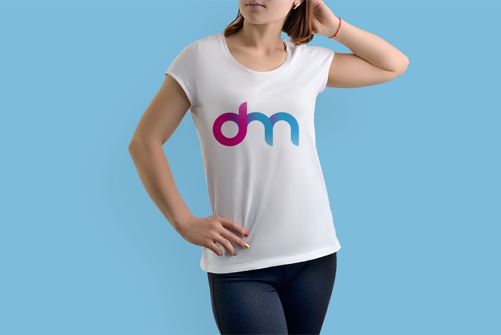 Download Female T-Shirt Mockup Template - Download PSD