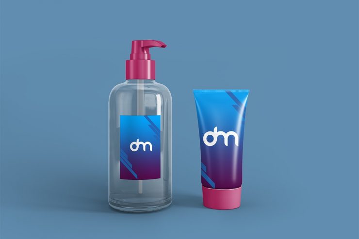 Free Cosmetic Product Packaging Mockup
